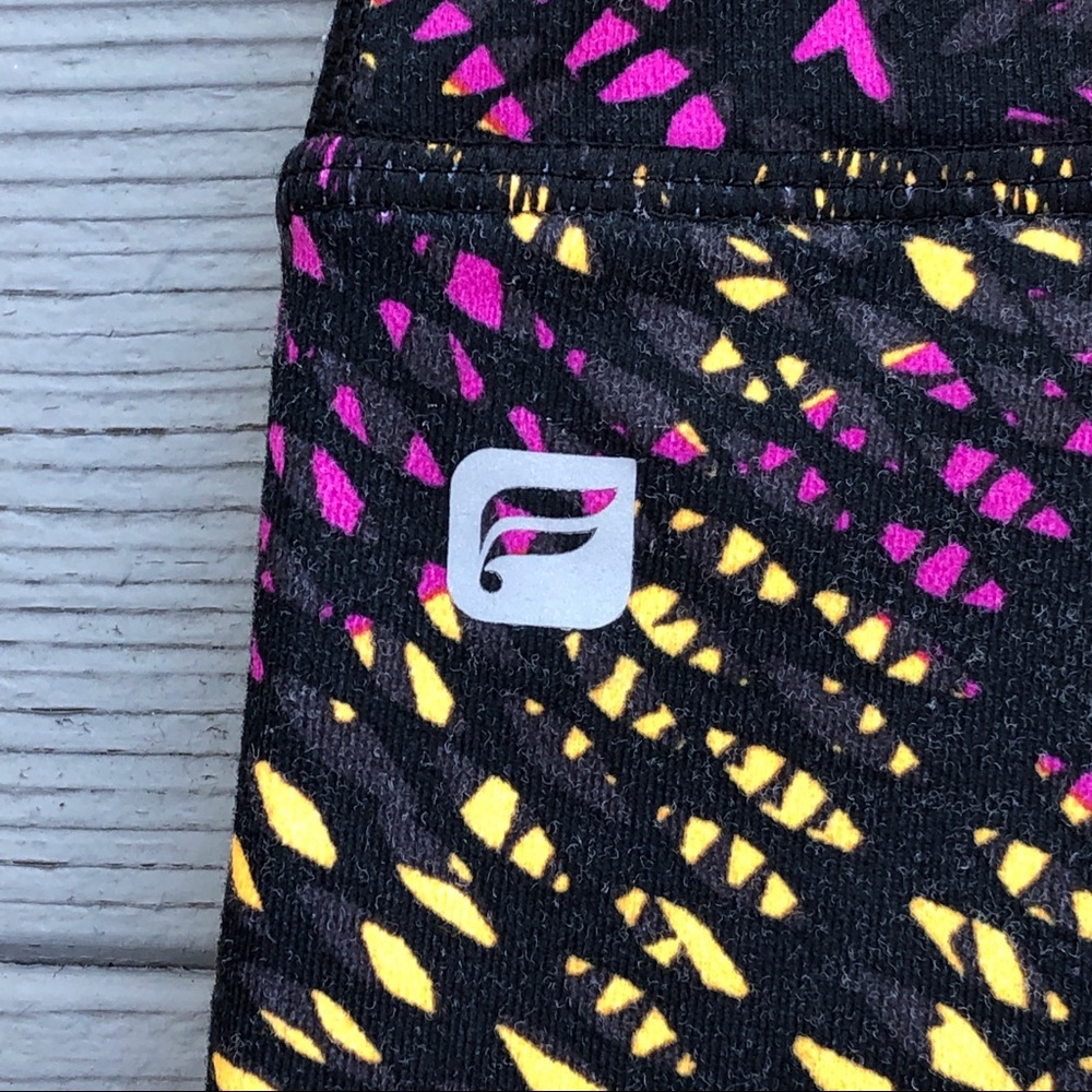 Fabletics Neon Geometric Dot Patterned Leggings S - image 8